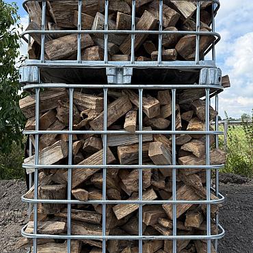 Haardhout Essen los gestort 3 kuub (half droog)