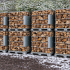 Haardhout eiken-los gestort 8 kuub